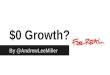 $0 growth: Aggressive Marketing Strategies for Early Stage Startups