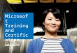Microsoft Certification And Learning Resources