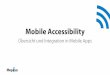 Mobile accessibility   Übersicht und Integration in mobile Apps