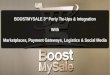 Boostmysale 3rd party tie ups & integration