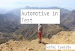 Automotive in test - Rafał Czwajda