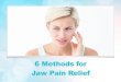 6 Methods for Jaw Pain Relief in Melbourne