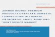 Zimmer Biomet, Depuy Synthes, Stryker Premium Products Overtake Domestic Competitors in Chinese Orthopedic Small Bone and Joint Device Market