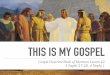LDS Gospel Doctrine Book of Mormon Lesson 42