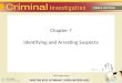Chapter 7 - Identifying and Arresting Suspects