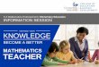 K-5 Mathematics Endorsement Slideshare Information Session