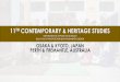 Heritage Studies. Proposal Slides (Japan & Australia) (Sem 1, 2015/2016)