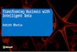 Transforming Business with Intelligent Data