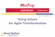 Agile Munich - using values for agile transformation