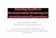 Assuring Quality in Developmental Screening for Administrators
