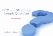 OCP Java SE 8 Exam - Sample Questions - Java Streams API