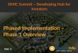 DMIC Summit - Phased Implementation – Phase 1 Overview - Part - 3