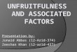 Unfruitfulness and Associated Factors of Friut Trees