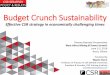 Budget Crunch Sustainability: Effective CSR in economically challenging times