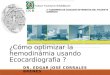 Ecocardiograma/ Terapia Intensiva/ Como optimizar la hemodinamia usando eco