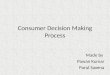 CBMR (consumer decision making process