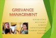 Grievance Management  _ human Resource management