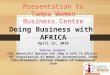 presentation doing biz with africa 2016