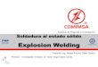 Soldadura por Explosión (EXW) Explosion Welding