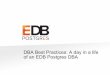 EDB Postgres DBA Best Practices