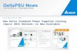 New Delta Standard Power Supplies Catalog (April 2016 Edition) is Now Available