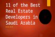 11 of the Best Real Estate Developers in Saudi Arabia