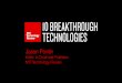 10 Breakthrough Technologies with MIT Technology Review