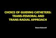 Choice of guiding catheters in PCI