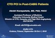 Dimitri Karmpaliotis - CTO PCI in Post-CABG Patients