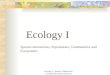 Unit2 Ecology Ia Species
