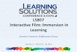 Learning Solutions - Interactive Film: Immersion in Learning