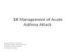 ER Management of Acute Asthma Attack
