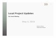 City Council Presentation May 4, 2016- Local Project Updates