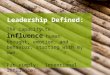 Intentional Influence - UACPA 2016 Leadership Academy