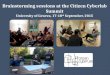 Brainstorming sessions at Citizen Cyber Summit