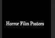 Horror Film Posters