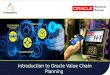 Oracle VCP Training - Oracle Value Chain Planning