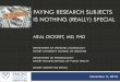 Neal Dickert, "Paying Research Subjects Is (Really) Nothing Special"