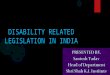 Disability related legislation_in_india