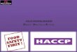 HACCP Training Program ( Red Lobster Ryd. )