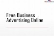 Free business advertising online