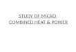 Latest energy efficient technology - MICRO CHP