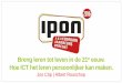 Hoe ICT het leren persoonlijk kan maken (verkorte IPON 2016 versie)
