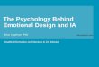 Psychology emotional design and IA