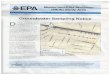EPA Groundwater Sampling Notice