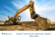 Global Construction Machinery Market 2016 - 2020