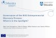 Governance of the RIS3 Entrepreneurial Discovery Process: What is in the Spotlight?