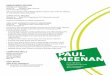 Paul Meenan Resume and Portfolio