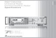 R&S®CMU200 Universal Radio Communication Tester Specifications