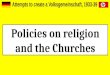 Nazi Germany - policies on religion and the churches